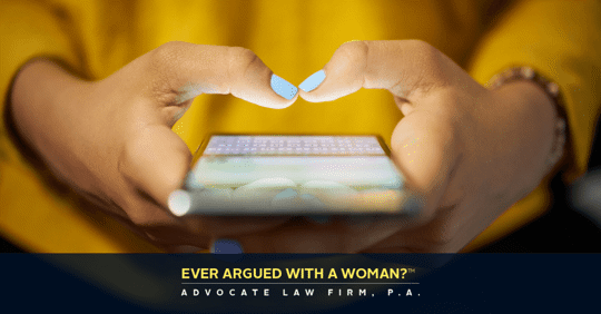 typing on smart phone