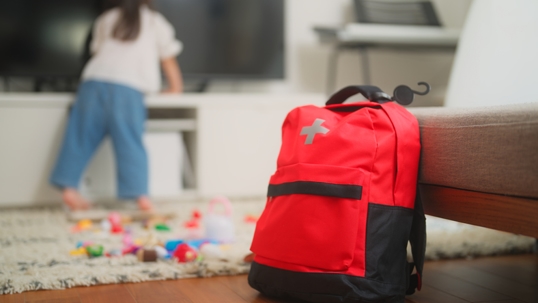 child's emergency bag