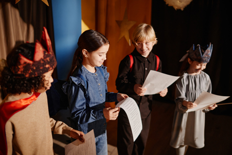children in a play